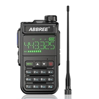 ABBREE AR-518 Full Bands Talkie-walkie 128 canaux LCD Écran couleur Radio bidirectionnelle Air Band DTMF SOS Fonction d&