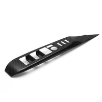 ABS panneau de bouton de commutateur de fenêtre de style de fibre de carbone pour TOYOTA CAMRY 2018