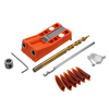 ABS réglable en plastique guide de forage de gabarit de trou de poche de 9, 5 mm avec aimant de travail du bois avec fore