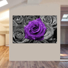 Abstrait Moderne Violet Rose Fleurs Toile Art Peintures Image Imprimer Huile Home Wall Decor Sans Cadre