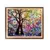 Abstrait soleil arbre peinture numérique bricolage peinture par numéros 40 * 50 cm suspendus photo salon décoration mura