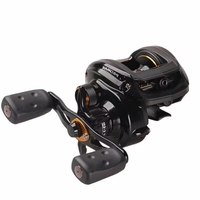 Abu Garcia PMAX3 7 + 1BB moulinet de pêche en métal longue bobine de coulée Super lisse Double frein gauche et droite Ba