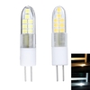 AC / DC12V 2.5W G4 Blanc chaud Blanc pur 2835 Céramique 16LED Ma s Ampoule pour utilisation de lustre intérieur