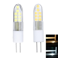 AC / DC12V 2.5W G4 Blanc chaud Blanc pur 2835 Céramique 16LED Ma s Ampoule pour utilisation de lustre intérieur