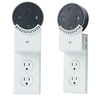 AC 110-250V Support de commutateur de prise murale polyvalent double USB avec veilleuse LED