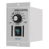 AC 220 V Pour DC 0-90 V Rotatif Bouton Tension Moteur Vitesse Contrôleur Variable Vitesse Rapide