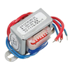 AC 6V 9V 12V 15V 24V tension de sortie 2W EI entrée 220V/380V 50Hz ~ 60Hz transformateur de puissance en cuivre simple/d