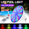 AC12V / 120V E27 35W LED Lumière de piscine IP68 RGB Lampe sous-marine + télécommande