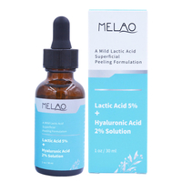 Acide lactique Solution Essence Acide hyaluronique Exfoliant Hydratant Facial Essence Acide lactique