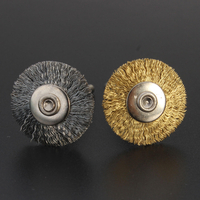  acier / fil de cuivre brosse de roue de fil de pinceau pour meuleuse outil de polissage Dremel outil rotatif