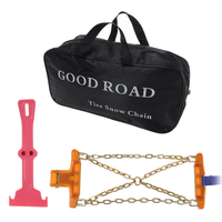 Acier Hiver De Voiture Chaîne De Neige Sac De Rangement De Camion Roue De Pneu Antidérapant Ceinture De Sécurité X-Crain