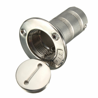 Acier inoxydable 316 de réservoir de carburant de gaz de bouchon sans clé de remplissage de pont marin de bateau de 1.5i