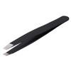 Acier inoxydable Black Slanted Tip Tweezer Outils Clip