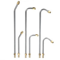 Acier inoxydable de baguette dextension de nettoyeur haute pression de voiture avec lembout de buse de pulvéri