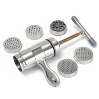 Acier inoxydable ménage machine à pâtes manuelle Machine à nouer Maker Maker petite