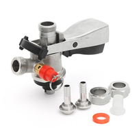 Acier inoxydable S-type Keg Coupler Draft Beer Dispenser pour Home Brew avec Clicket