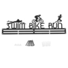 Acier inoxydable Sport Natation Courir Médaille Titulaire Cintre Affichage Rack Décor Décorations