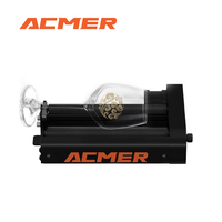 ACMER M1 Rouleau de gravure laser pour objets cylindriques avec axe de gravure rotatif à 360° 4 réglages de niveau