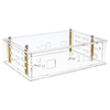 Acrylic Transparent Protective Case for Banana Pi OpenWrtOne Dedicated Shell can be External Antenna