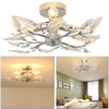 Acrylique Feuille Bras Plafonnier LED Éclairage de montage de lampe de chambre à coucher