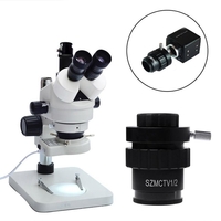 Adaptateur 1 / 2CTV dobjectif de monture C 0.5X pour accessoires de Microscopio de caméra de Microscope à Zoom stér