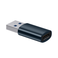 Adaptateur Baseus USB3.1 mâle vers Type-C femelle connecteur de transfert de vitesse 10 Gbps pour ordinateur portable/or