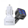 Adaptateur chargeur de voiture USLION 75W 6 ports Charge rapide 3.0 pour iPhone 13 Pro Max pour Xiaomi 12 pour Samsung G