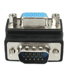 Adaptateur convertisseur mâle à femelle VGA SVGA de 15 degrés à angle droit