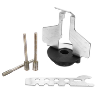 Adaptateur daffûtage de scie à chaîne Guide daffûtage Outil dadaptation pour perceuse