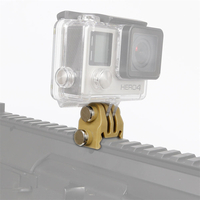 Adaptateur de caméra sport à montage tactique de 20 mm pour support de caméra de chasse GoPro SJCAM