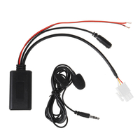 Adaptateur de câble audio AUX 3 broches bluetooth pour Honda-Goldwing GL1800 5-12V BT 5908