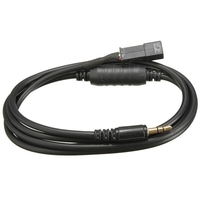 Adaptateur de câble dentrée audio AUX de voiture 3, 5 mm pour BMW