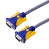 Adaptateur de câble double anneau magnétique 3 + 6 VGA vers VGA 1080P pour moniteur TV dordinateur