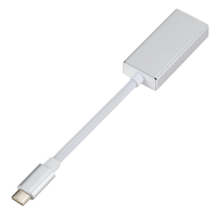 Adaptateur de câble Type-C vers Mini DisplayPort USB3.1 Prise en charge du convertisseur 4K HDTV mâle vers femelle