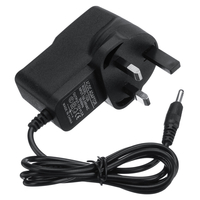 Adaptateur de chargeur de prise britannique 12V 6W vers cordon de câble dalimentation CC