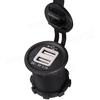 Adaptateur de chargeur de séparateur de prise de moto de voiture de port de puissance de voiture 12-24V