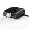 Adaptateur de chargeur de voiture TR12 100W avec interrupteur marche / arrêt 3 prises plus légères