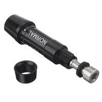 Adaptateur de connecteur de couverture de club de manchon de golf de calibre 0, 335 noir avec manchon en caoutchouc