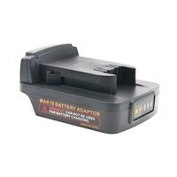 Adaptateur de conversion pour Makita 18V BL Series Lithium Batterie à DEW M18 Series 18V Lithium Batterie avec voyant de