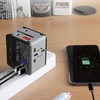 Adaptateur de conversion USB IPRee® US EU AU UK Adaptateur de fiche