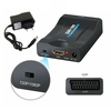 Adaptateur de convertisseur audio vidéo 1080P péritel vers HDMI pour HDTV DVD SKY TV DVB PS3 PC