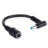 Adaptateur de convertisseur de charge dalimentation CC 7.4 * 5.0 femelle à 4.5 * 3.0 coude mâle avec aiguille