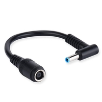 Adaptateur de convertisseur de charge dalimentation CC 7.4 * 5.0 femelle à 4.5 * 3.0 coude mâle avec aiguille