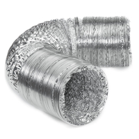Adaptateur de cuisine de tube de tuyau hydroponique de tuyau de ventilation flexible de 150mm / 4.5 ``