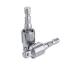 Adaptateur de douille de tige de 1/4 pouce adaptateur de tige de perceuse dextension de tige hexagonale dimpac