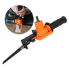 Adaptateur de fixation pour scie alternative Outils de coupe en métal Fixation de perceuse électrique 2 lames