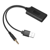 Adaptateur de module Bluetooth universel pour voiture 12V AUX-IN Câble audio sans fil Radio stéréo USB 3.5MM Jack Plug