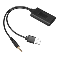 Adaptateur de module Bluetooth universel pour voiture 12V AUX-IN Câble audio sans fil Radio stéréo USB 3.5MM Jack Plug