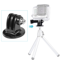 Adaptateur de montage sur trépied Long bouton de pouce boulon à vis pour appareil photo GoPro Hero Sport