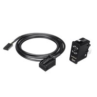 Adaptateur de panneau dinterface USB AUX 12 broches 3.5mm pour BMW Mini Cooper E39 E53 X5 Z4 E85 E86 X3 E83